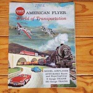 1962 Gilbert American Flyer World of Transportation Booklet